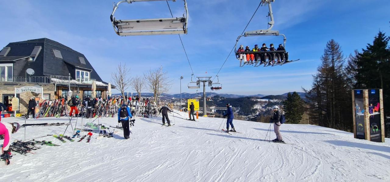 Pistenblume Apartment - Skipiste, Stadtzentrum Winterberg Buitenkant foto